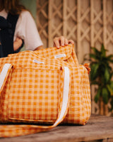 Sac à langer Sunee vichy poudré