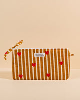 Pochette fourre-tout Jade Coeur beige