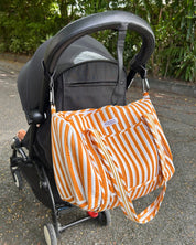 Sac à langer ou de journée Sunee Rayé Mocha