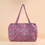 Sac Week-end ou à langer Lola.LOLAV2003.Couleur: Corail Floral