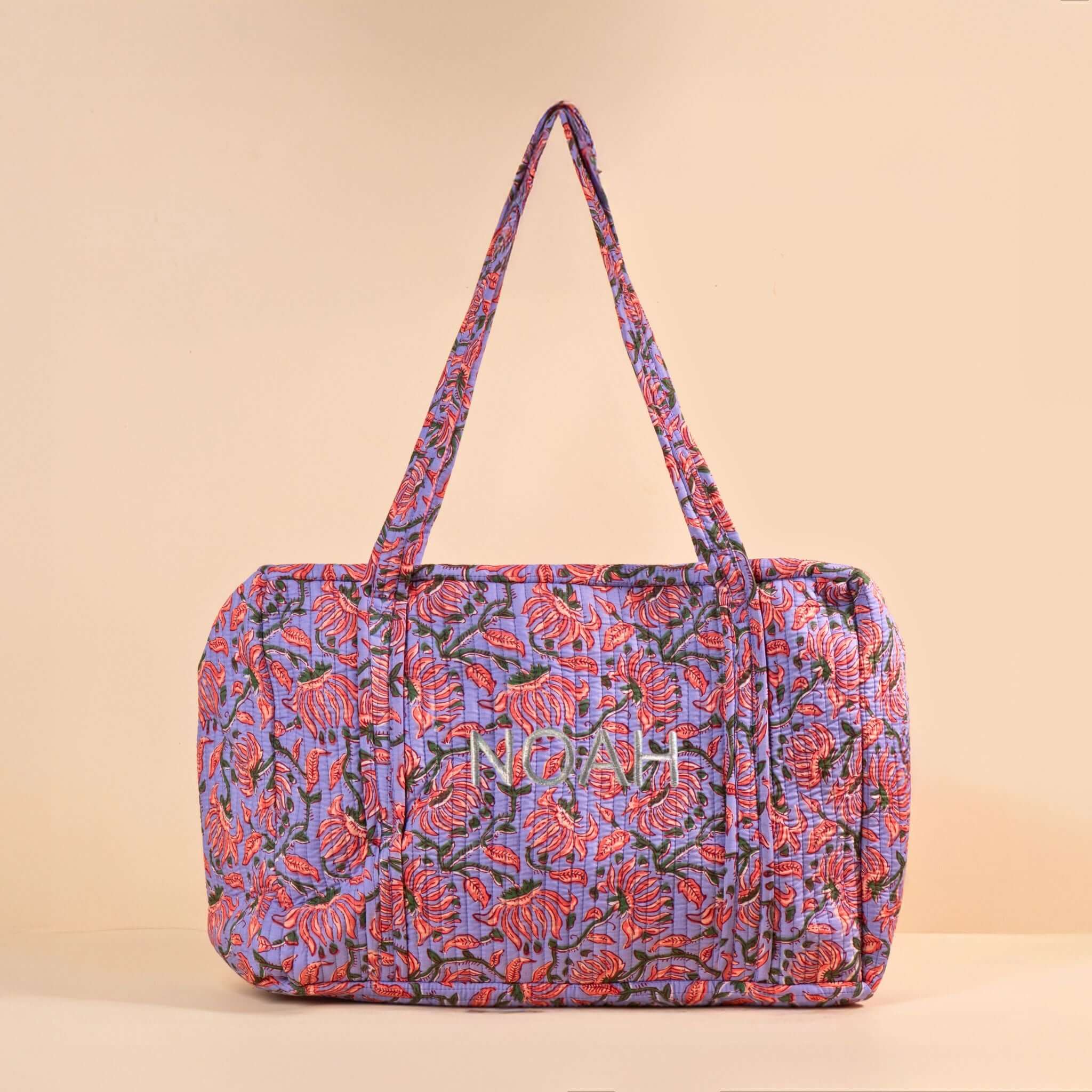 Sac Week-end ou à langer Lola.LOLAV2003.Couleur: Corail Floral