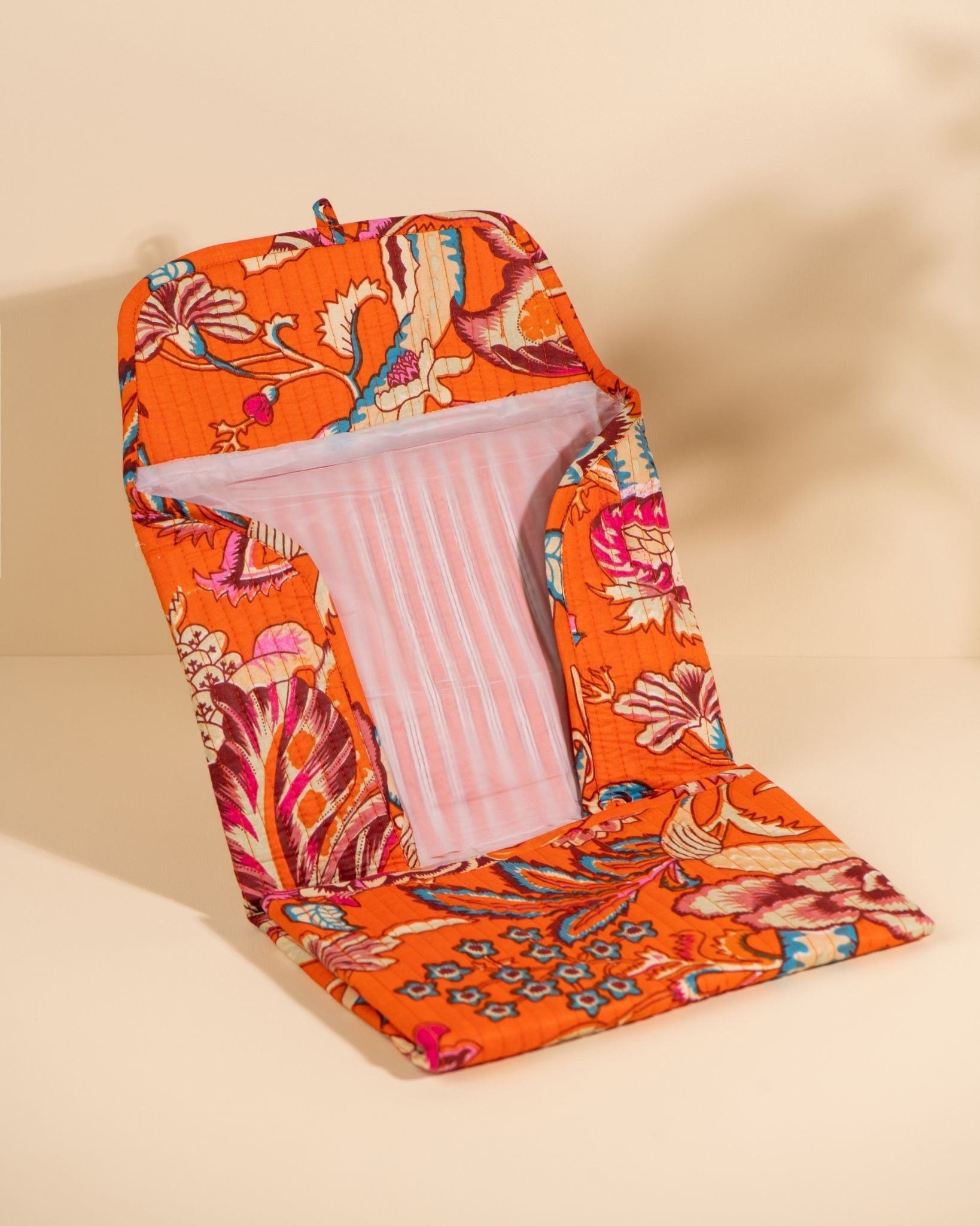 Matelas à langer de voyage Wulan Orange Vintage