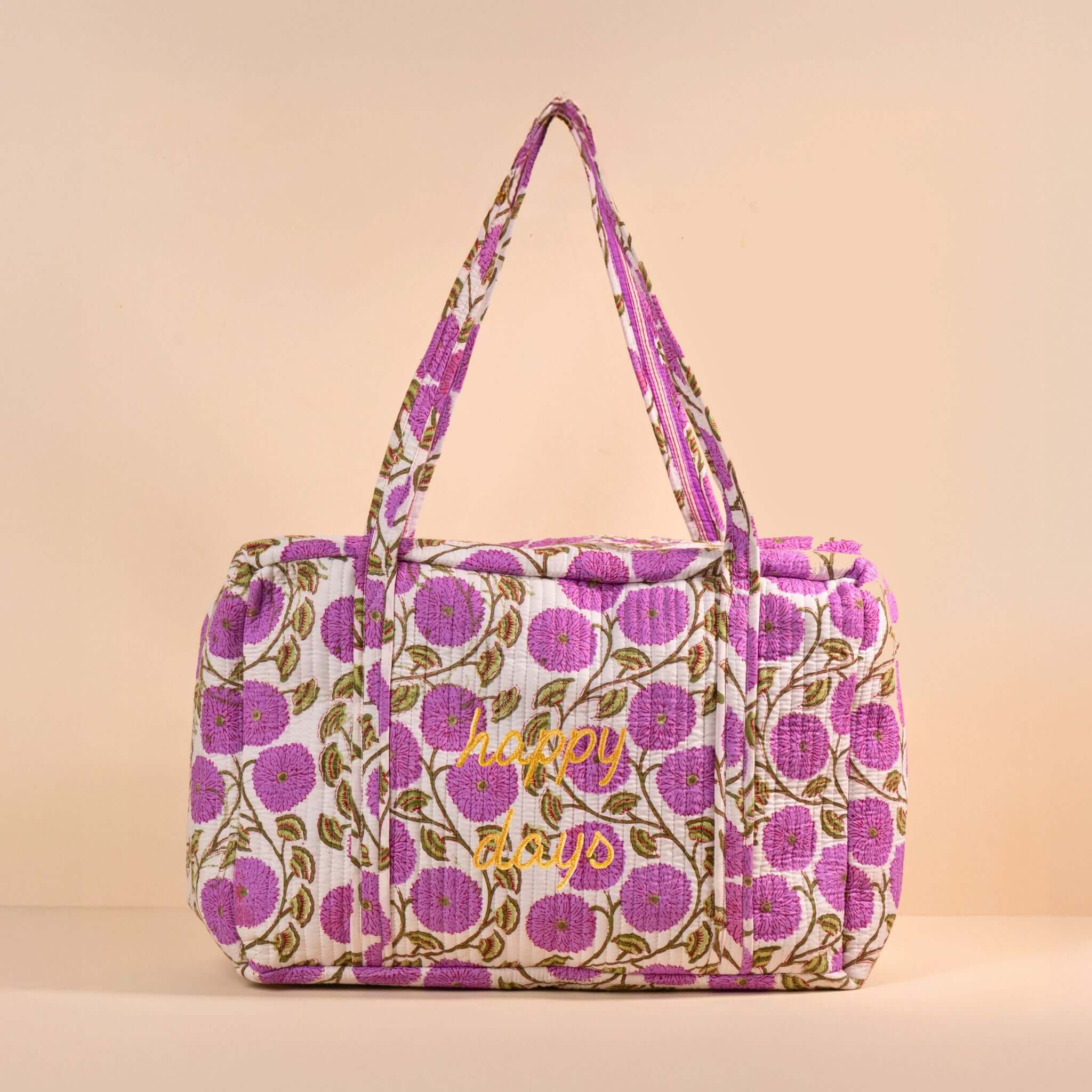 Sac Week-end ou à langer Lola.LOLAV2023.Couleur: Floral Lilas