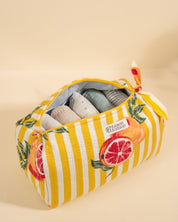 Trousse de toilette Banita agrume jaune