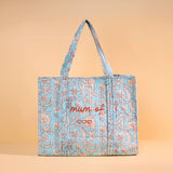 Sac Cabas réversible Deepa Azur