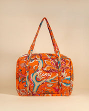 Sac Week-end ou à langer Lola Orange vintage