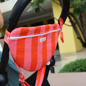 Sac Banane à Langer Kimi Corail rayé