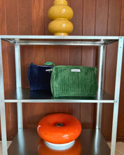 Trousse de toilette Banita Velours Emeraude