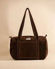 Sac à langer ou de journée Sunee Velours Chocolat