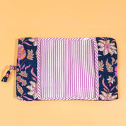 Couverture de carnet Noi.COUV054.Couleur: Rayé rose mocha