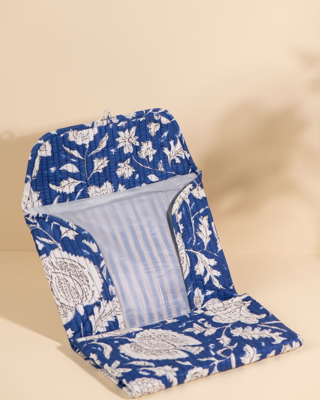 Matelas à langer de voyage Wulan Bleu Imperial Floral