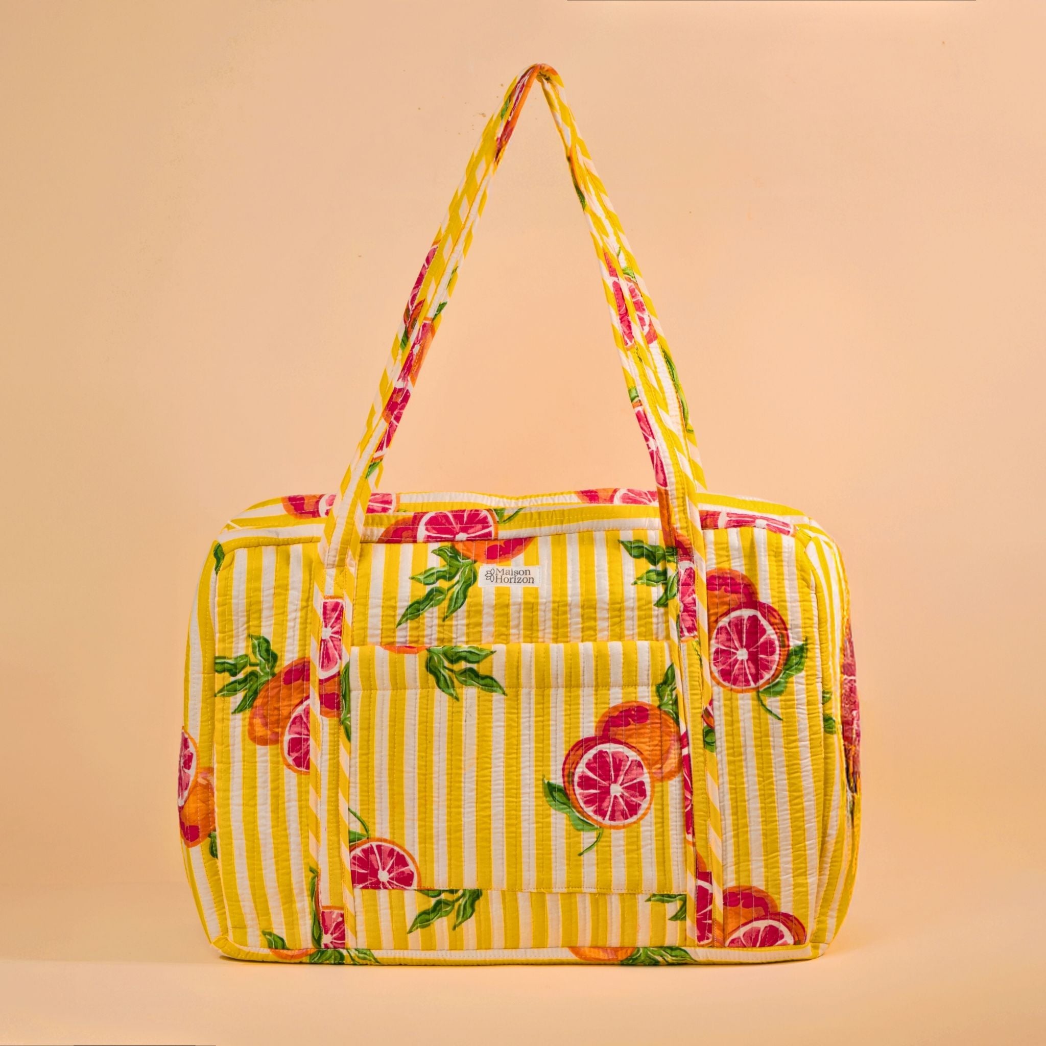 Sac Week-end ou à langer Lola.LOLAV2003.Couleur: Corail Floral