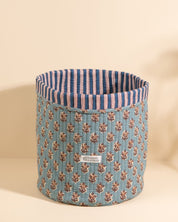 Panier de rangement décoratif Manila Lys Bleu Jean