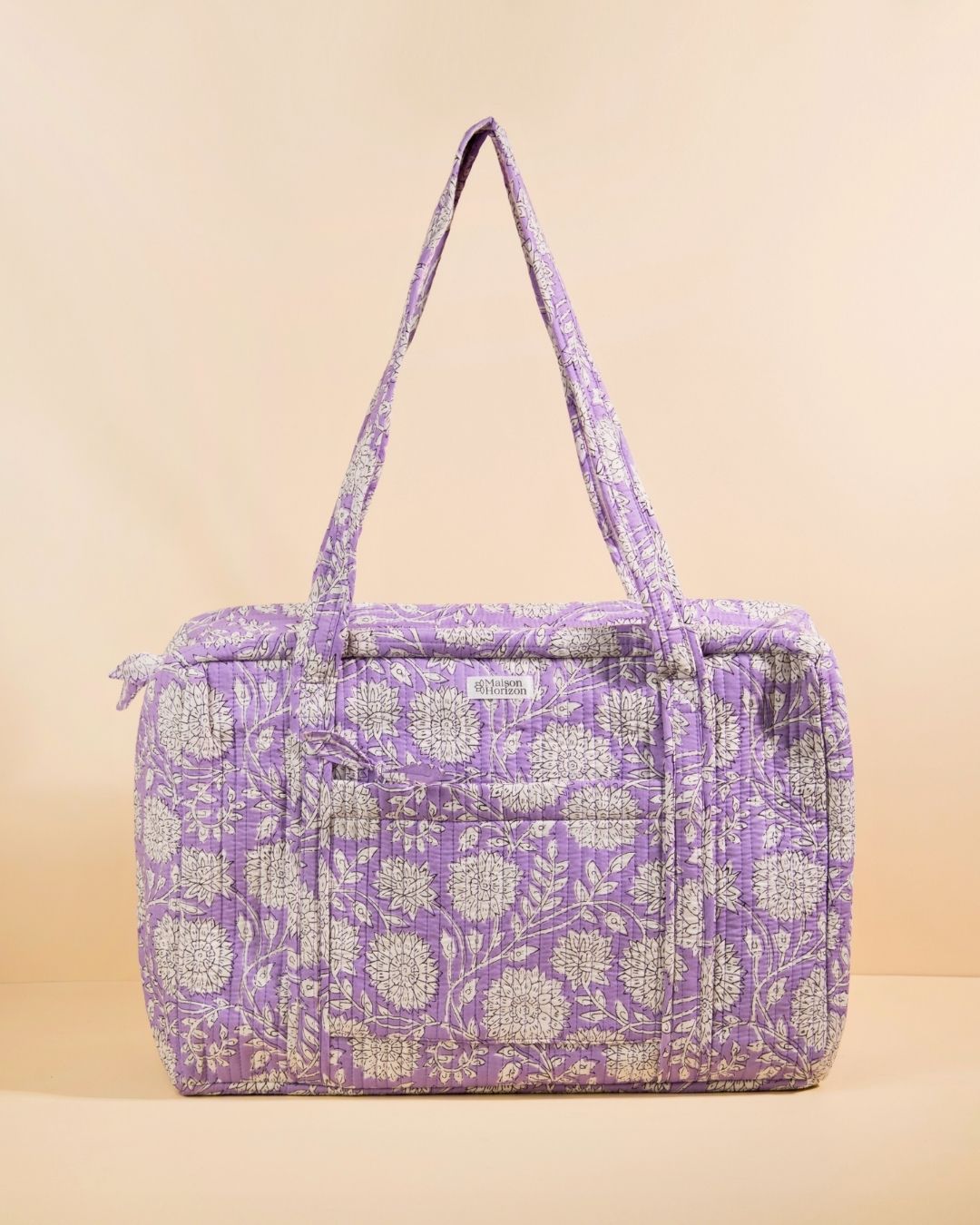 Sac Week-end Lola - Floral lilas