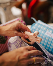 Trousse de toilette Banita Vichy bleu ciel