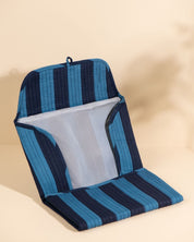Matelas à langer de voyage Wulan Rayures Ultra Bleu