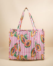 Sac Cabas réversible Deepa Papaya