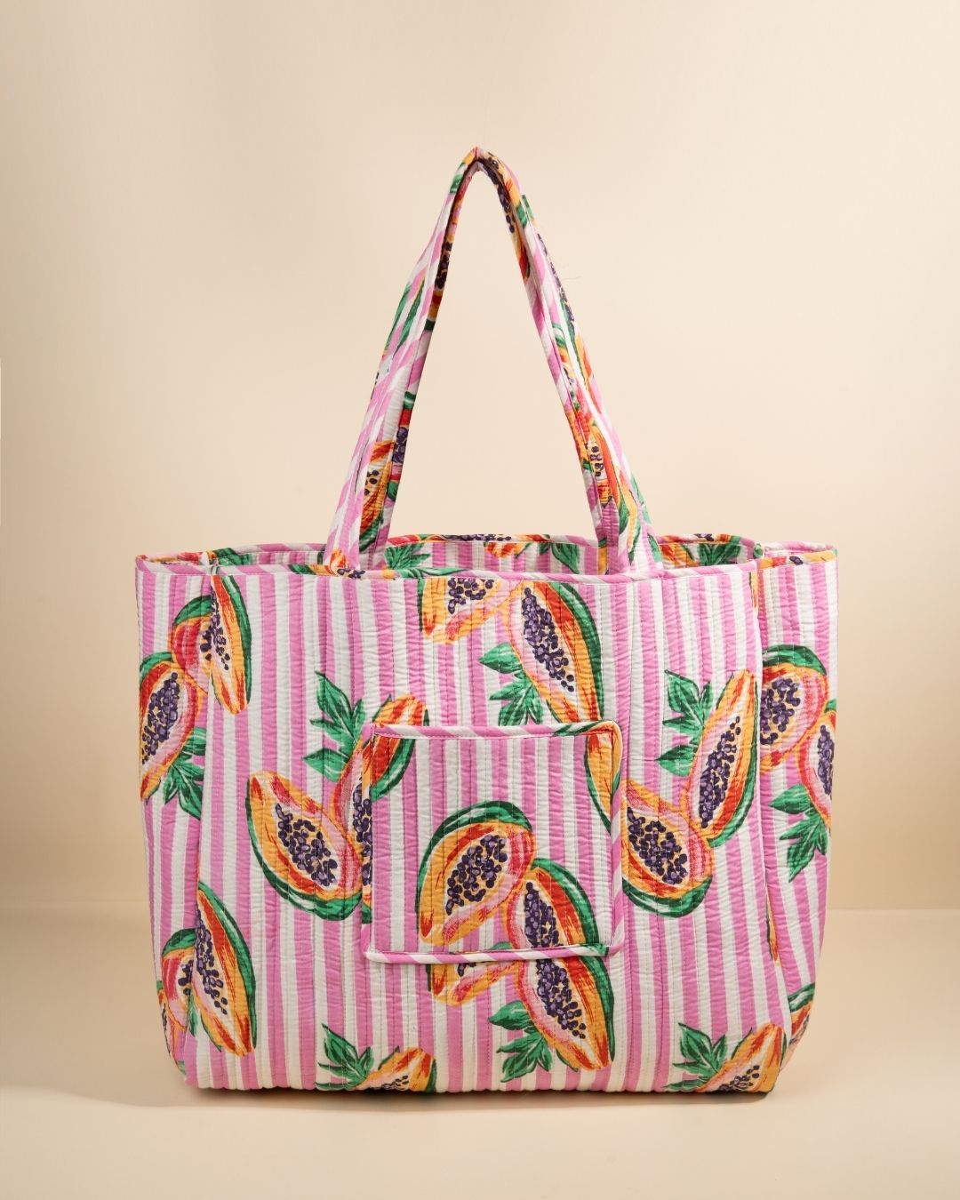 Sac Cabas réversible Deepa Papaya