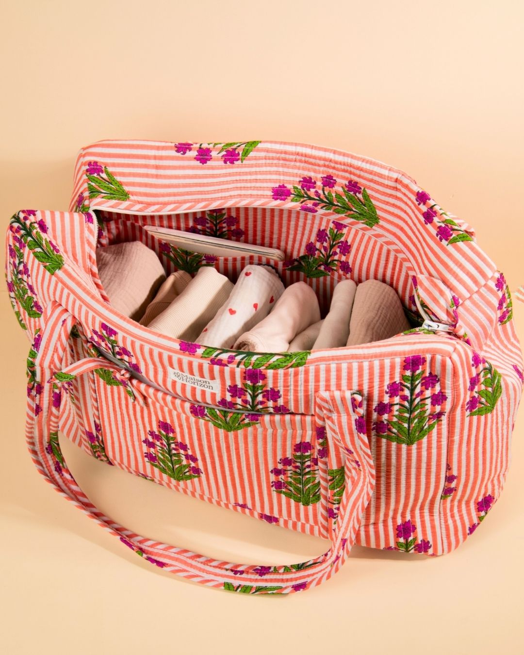 Sac Week-end Lola - Gardenia corail