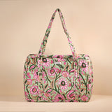 Sac Week-end Lola - Mint floral
