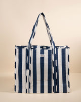 Sac Cabas réversible Deepa Rayures marine