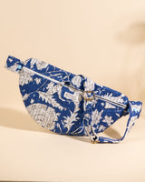 Sac Banane à Langer Kimi Bleu Imperial Floral