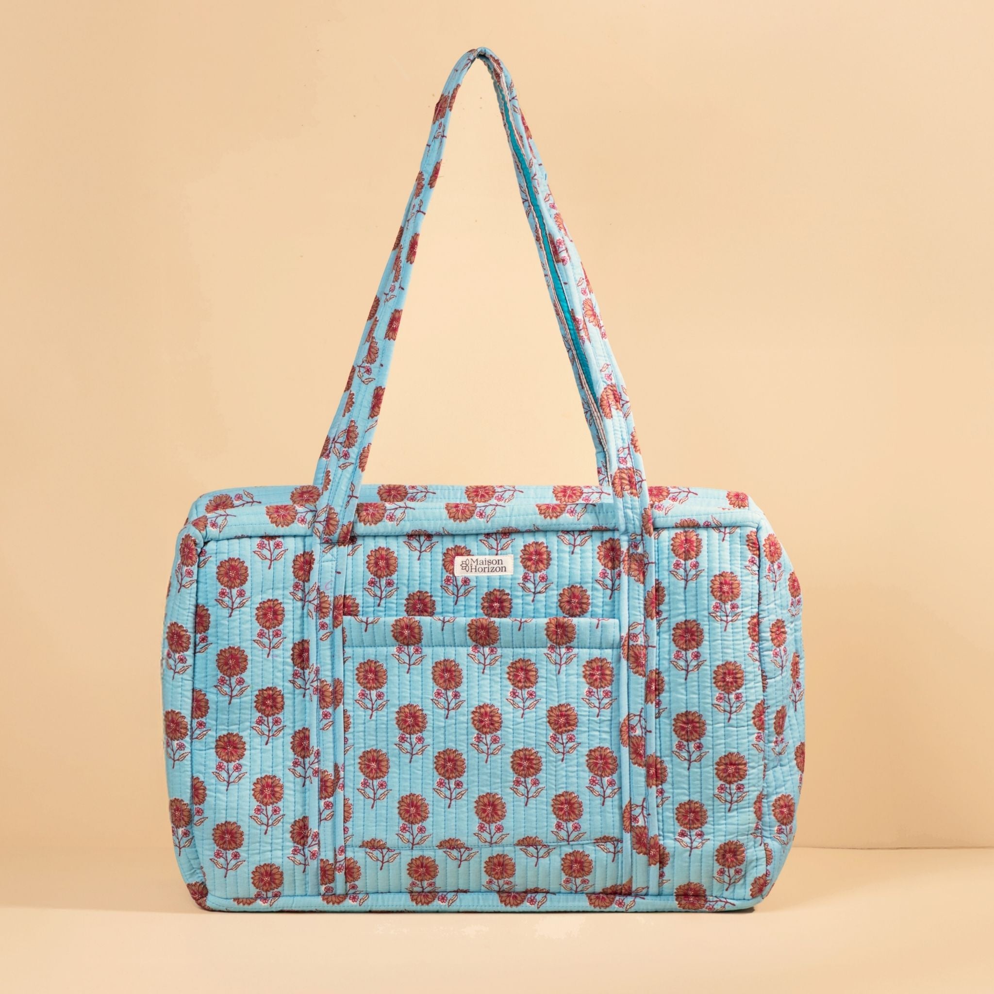 Sac Week-end ou à langer Lola.LOLAV2003.Couleur: Corail Floral