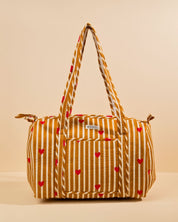 Sac à langer Sunee coeurs beige