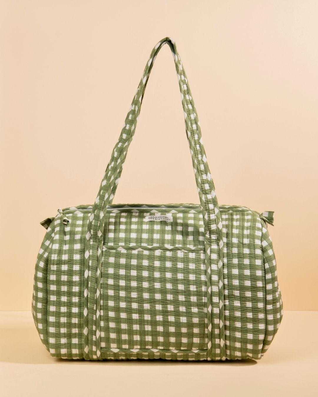 Sac à langer Sunee vichy kaki