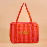Sac Week-end Lola - Corail rayé