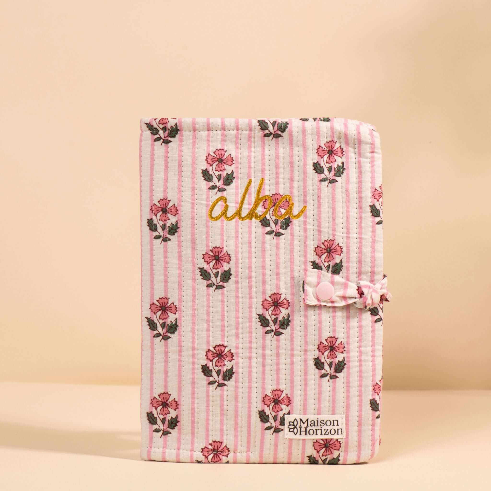 Couverture de carnet Noi.COUV058.Couleur: Rose paquerette