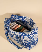 Sac Week-end Lola - Bleu impérial Floral