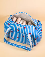 Sac à langer Sunee coeurs bleu