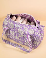 Sac à langer Sunee floral lilas