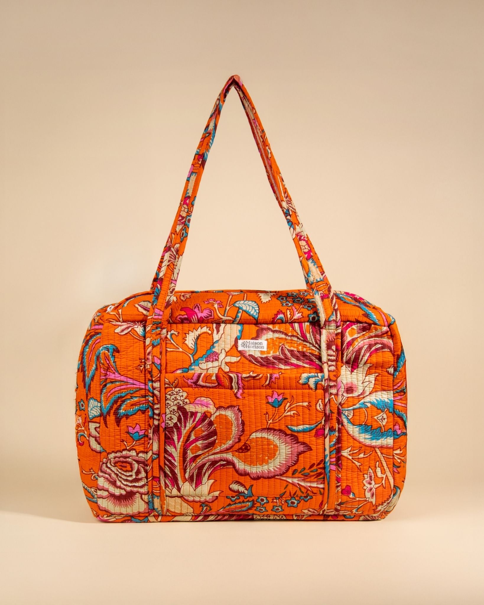 Sac Week-end ou à langer Lola Orange vintage