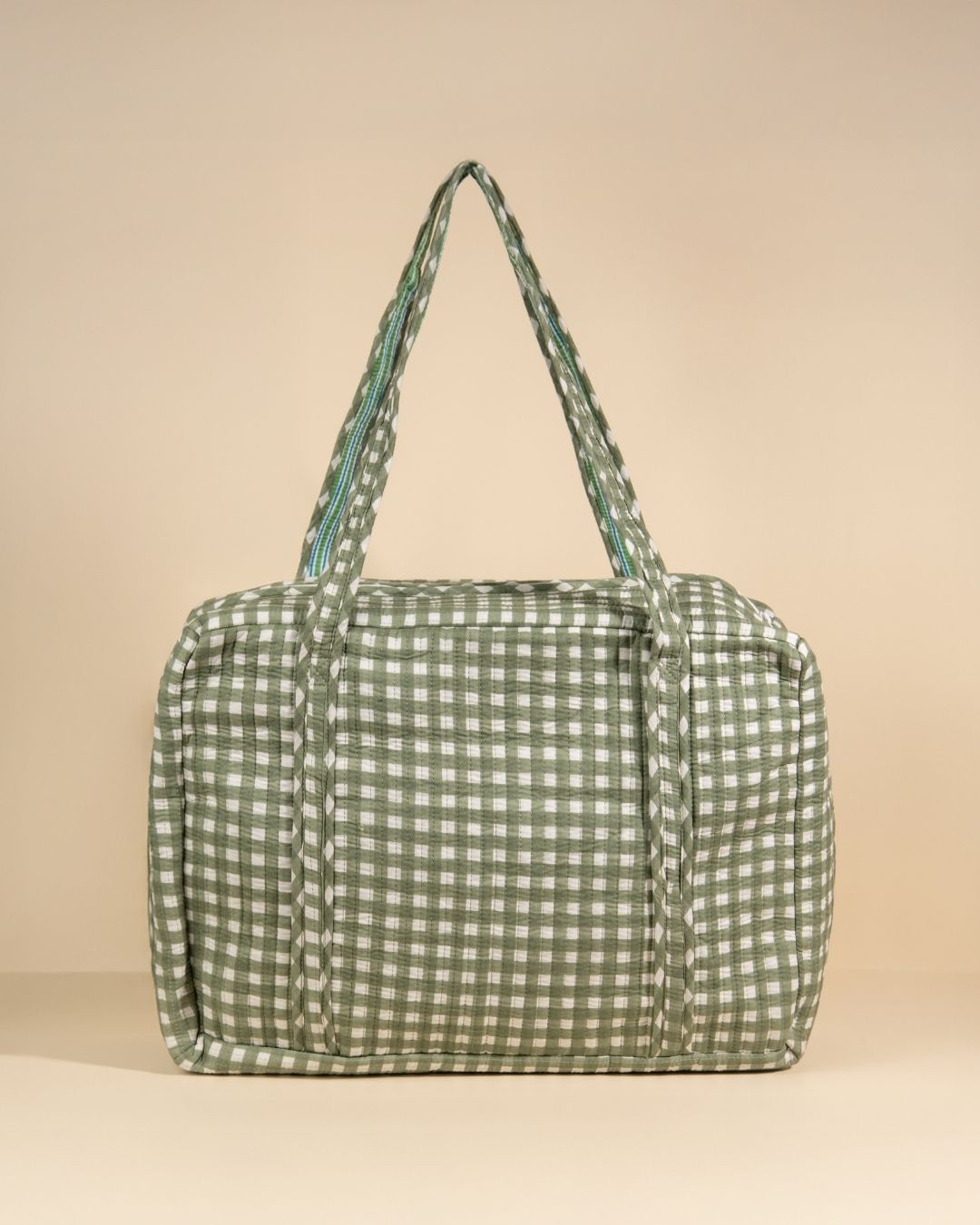 Sac Week-end ou à langer Lola Vichy kaki