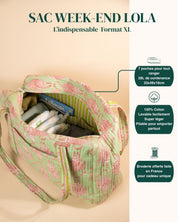 Sac Week-end Lola - Jungle mint