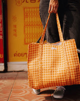 Sac Cabas réversible Deepa Vichy poudré