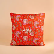 Housse de Coussin Jaipur - 45x45cm - Tangerine