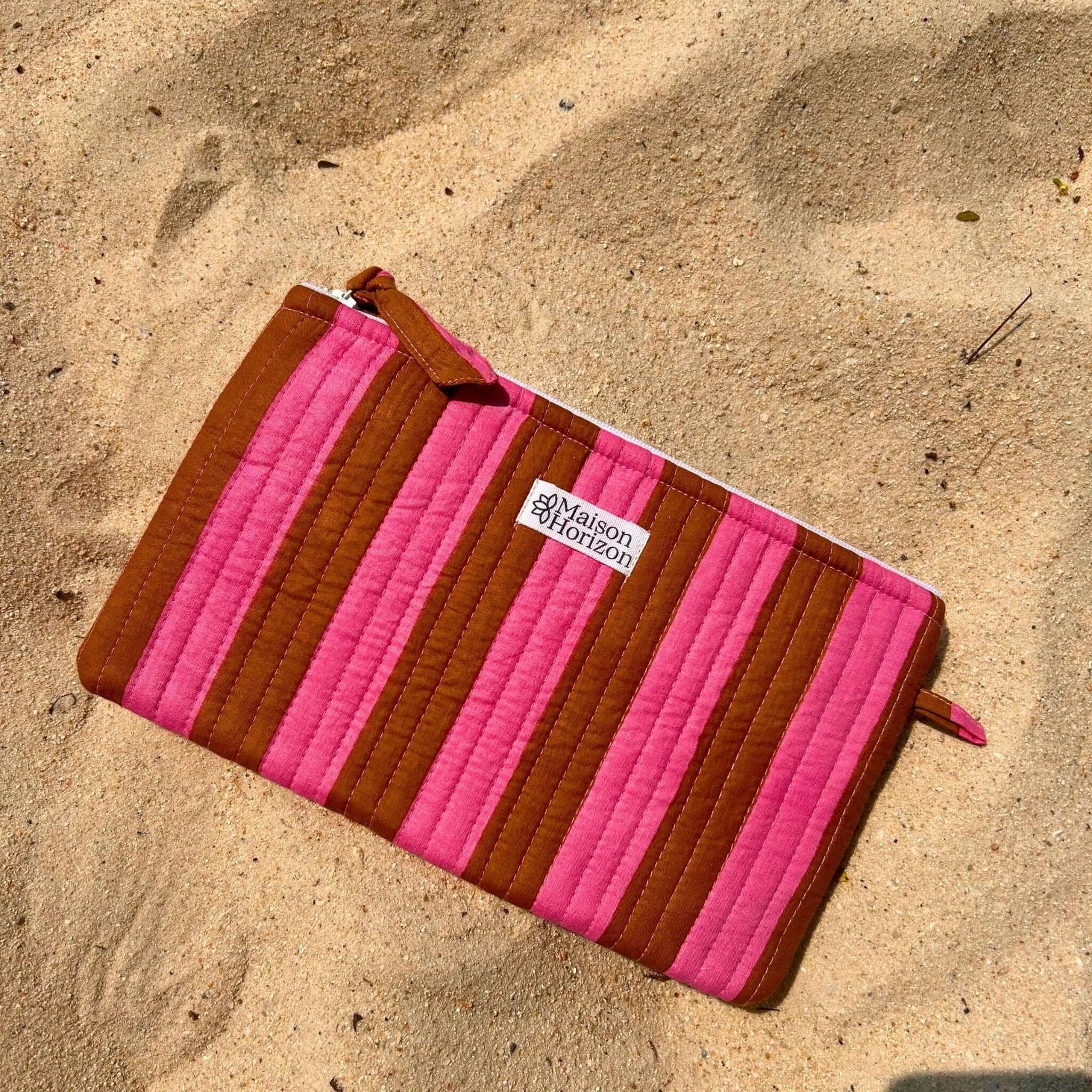 Pochettes fourre-tout Jade.POCH001.Couleur: Vichy Cerise