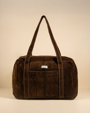 Sac Week-end ou à langer Lola Velours chocolat