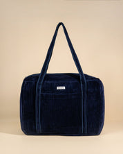Sac Week-end ou à langer Lola Velours Bleu nuit