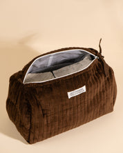 Trousse de toilette Banita Velours Chocolat