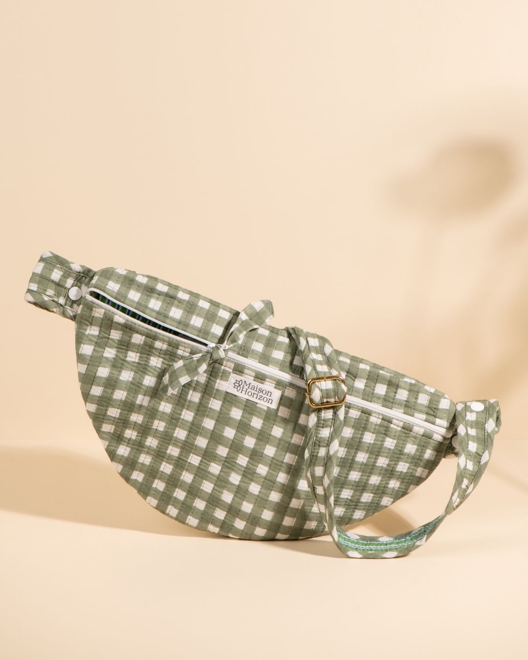 Sac Banane à Langer Kimi Vichy Kaki