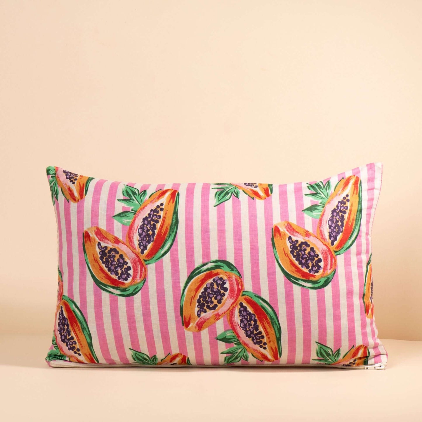 Housse de Coussin Indira 50x30cm.COUSS50001.Couleur: Gardenia
