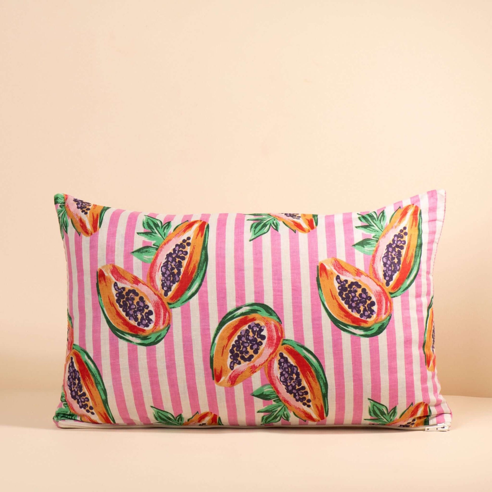 Housse de Coussin Indira 50x30cm.COUSS50001.Couleur: Gardenia