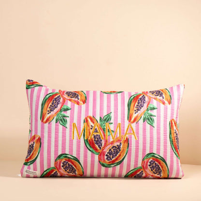 Housse de Coussin Indira 50x30cm.COUSS50003.Couleur: Papaya