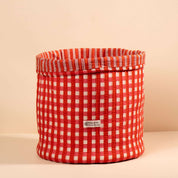Panier de rangement décoratif Manila.PANIER002.Couleur: Vichy Cerise