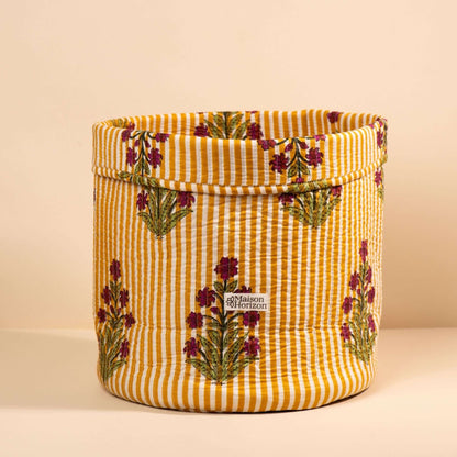 Panier de rangement décoratif Manila.PANIER002.Couleur: Vichy Cerise