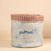 Panier de rangement décoratif Manila.PANIER005.Couleur: Bleu pastel